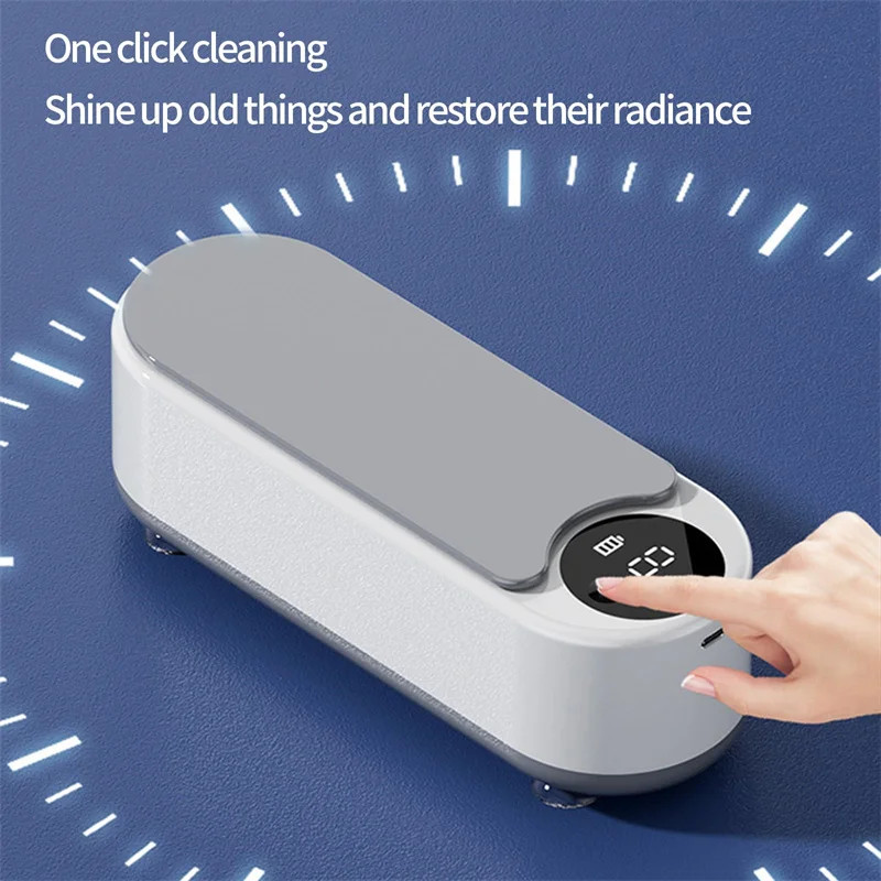 450Ml Ultrasone Reiniger Tandheelkundige Ultra Sonische Bad Hoge Frequentie Trilling Sieraden Reiniger Machine Voor Ing Bril Make-Up Borstel