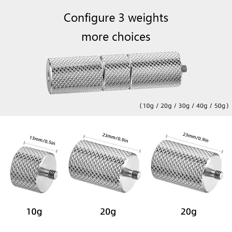 Startrc gegengewicht-ausgleichsgewichte, halterung 50g für dj-i  om 4/ osmo mobile 3 gimbal-stabilisator