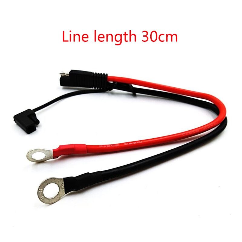 Battery Charging Cable SAE to O Ring Terminal Connectors Harness 10AWG SAE Cable