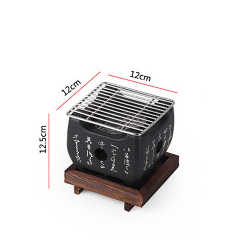 Barbecue Tools Aluminium Alloy Indoor Outdoor Bbq Stove charcoal grill Portable Japanese Bbq Grill Korean Carbon Barbecue Grills: 3