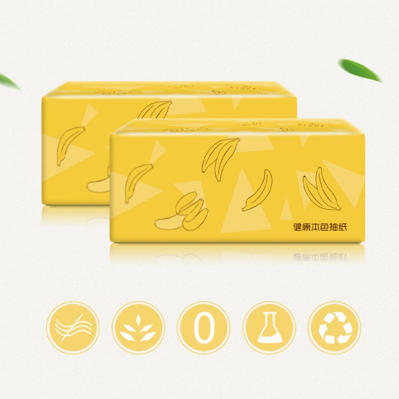 4PCS Silky Smooth Soft Premium 3-Ply Toilet Paper Kitchen Toilet Facial Tissues Soft Absorbent Tissues Paper Natural