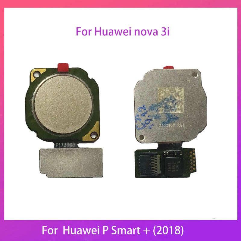 Voor Huawei Nova 3i/ P Smart Plus Vingerafdruk Sensor Home Button Key Touch Id Flex Kabel: Gold Only Button