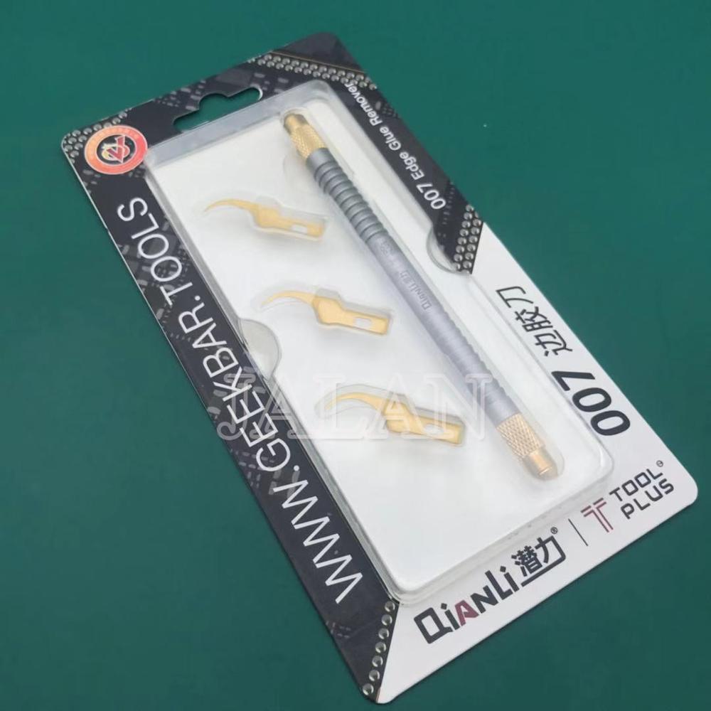 Tool TOOLPLUS QIANLI CPU Glue Remover Blade Manual Sanding 007 Blade With Holder Formobile Phone Repair Not Damage Cpu