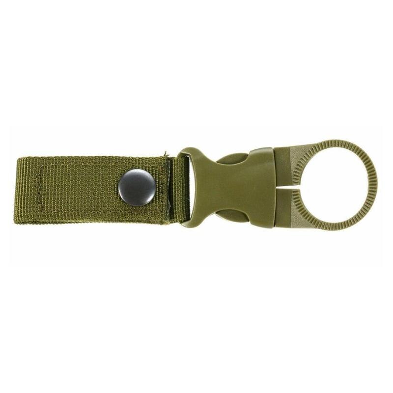 Plastic Hook Nylon Webbing Clip Cycling Water Bottle Chain Hiking Key Convenient Bottle Carabiner Water Hook Camping Holder A6E6