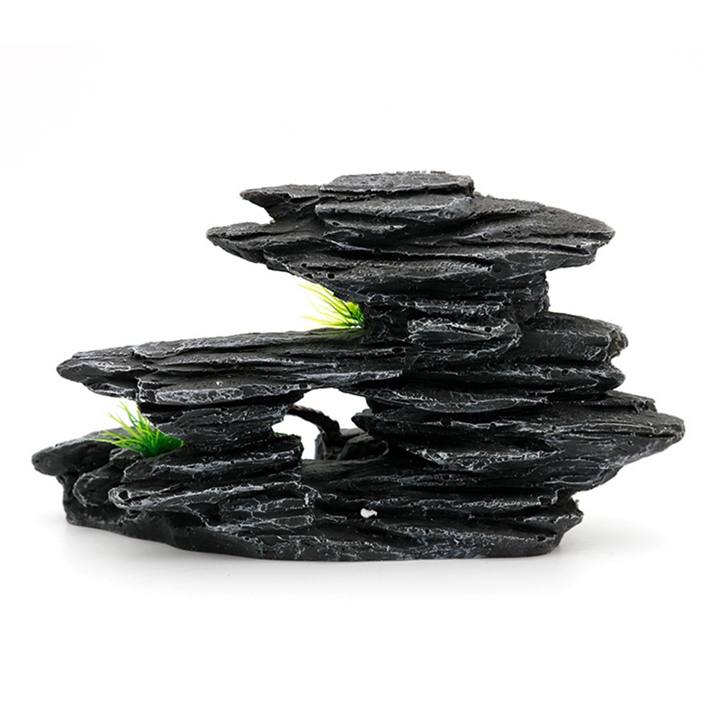 Fish tank landscaping decorations resin simulation rockery aquarium decorative accessories garden bonsai decorations