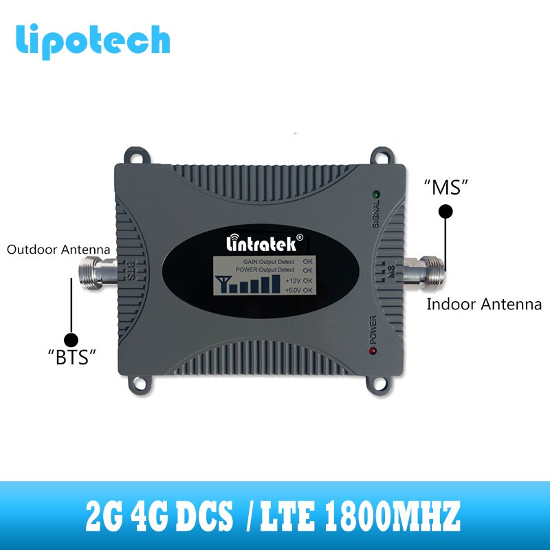 Amplificateur de communication cellulaire répéteur gsm 4g lte pour voiture lintratek amplificateur de signal dcs 1800 mhz répéteur gsm 4g