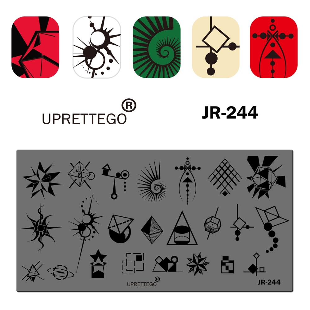 acier inoxydable estampage plaque modèle bois modèle café géométrie noël Hip Hop arbre doigt montre engrenage clou outil JR241-250