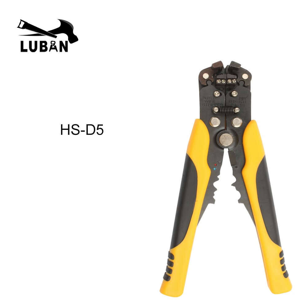 HS-D1 D4 D5 Cable Wire Stripper Cutter Crimper Automatic Multifunctional TAB Terminal Crimping Stripping Plier Tools: HS-D5