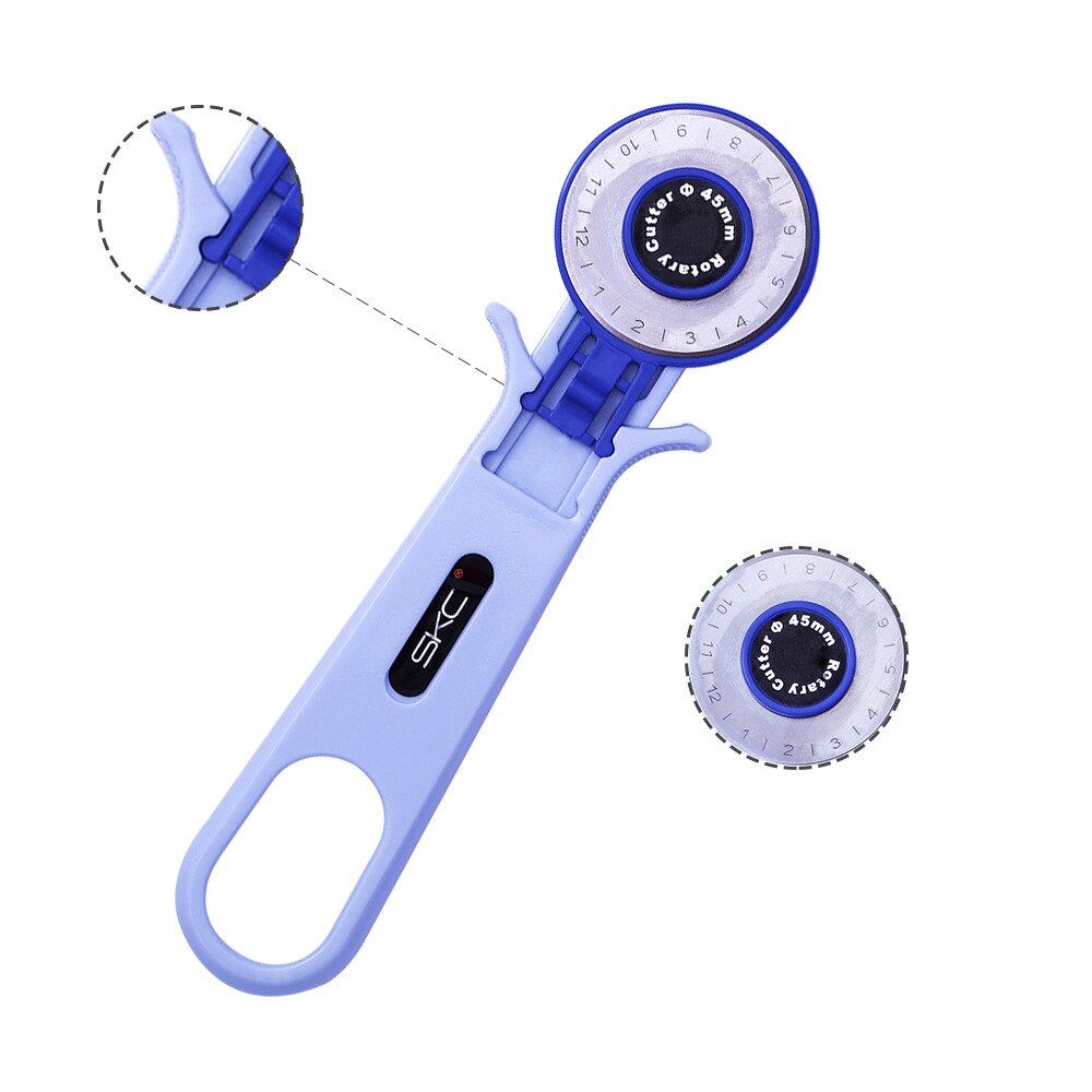 1PCS 28mm/ 45mm Circular Rotary Cutter Wheel Round Blade Knife Patchwork Fabric Leather Craft Sewing Cutting Tool For DIY