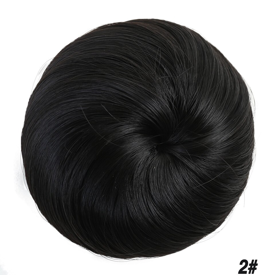 Clip de moño de pelo rizado Allaosify en moño de pelo Donut postizos de rodillo sintético de alta temperatura accesorios de moño para el cabello: 2