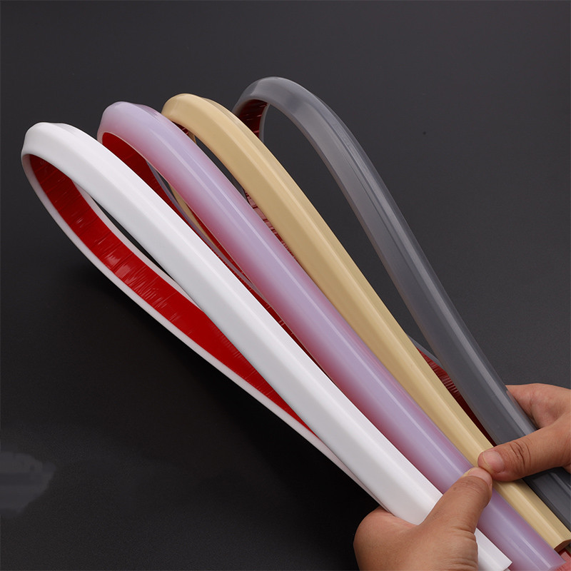 Bathroom Silicone Water stopper Self-adhesive Blocker Strip Floor Retaining Door Bar Dry and Wet Separation Sealing hardware