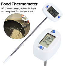 Draaibare Digitale Voedsel Koken Thermometer TA288 Voedsel Voedsel Rvs Probe Thermometer Voor Bbq Chocolade Oven Melk Water