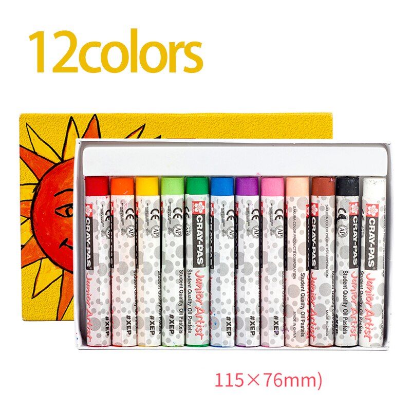 12/24/50 Mooie Sakur Olieverfschilderij Stok Professionele Grade Wasbare Art Graffiti Kleuren Schilderen Set Kinderen Kleurpotloden: WHITE