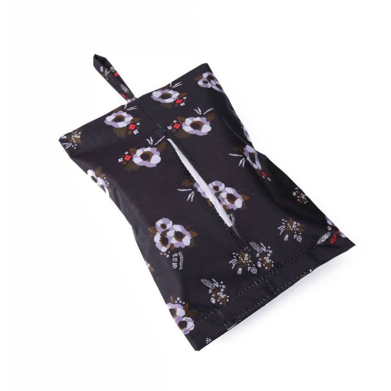 Caja para guardar servilletas de papel de Casa de coche, bolsa para decoración de hogar clásica, caja de pañuelos para colgar flamencos a rayas: Style D
