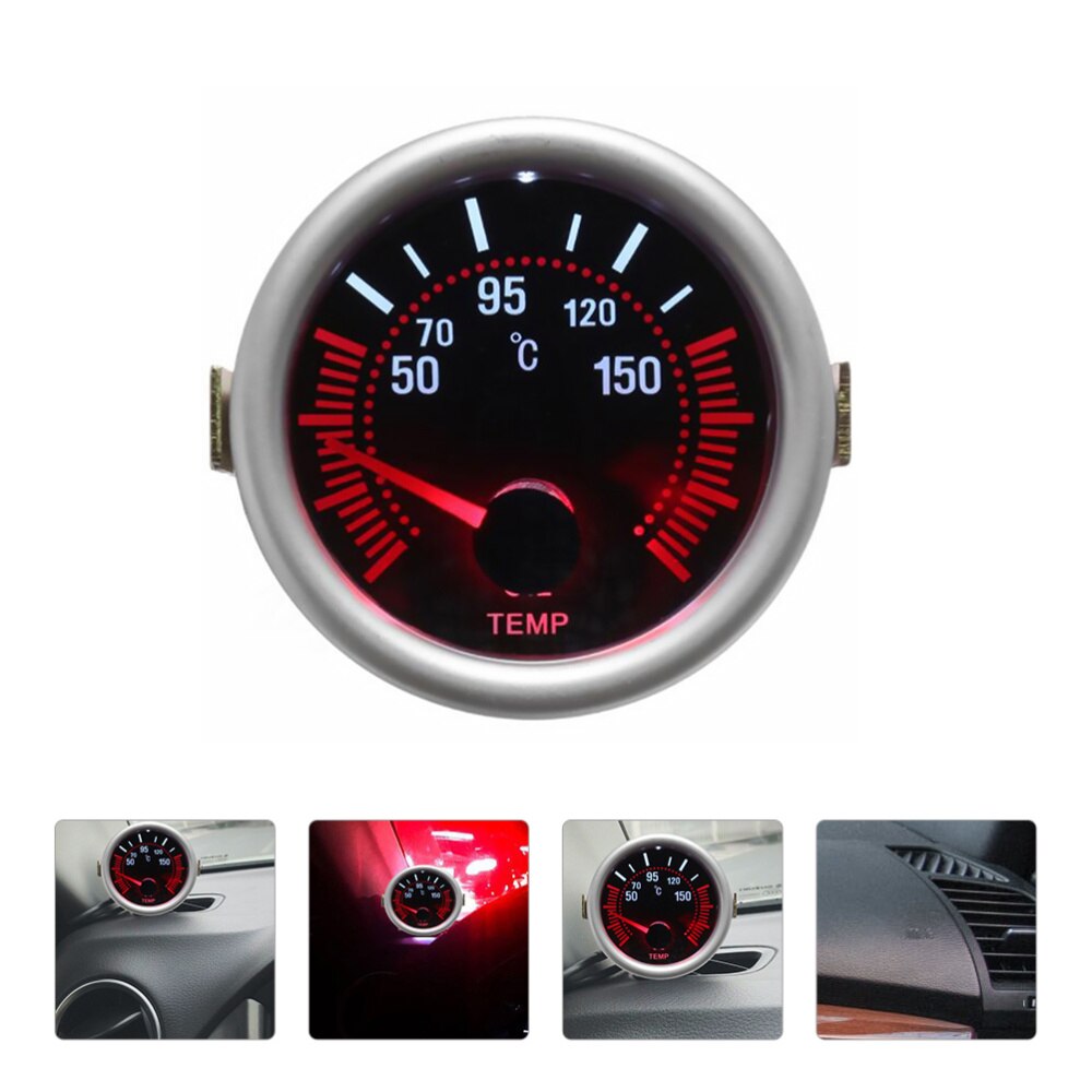 1pc 2V Oil Temperature Gauge 52mm Auto Car Oil Temp Gauge Oil Temp Tester
