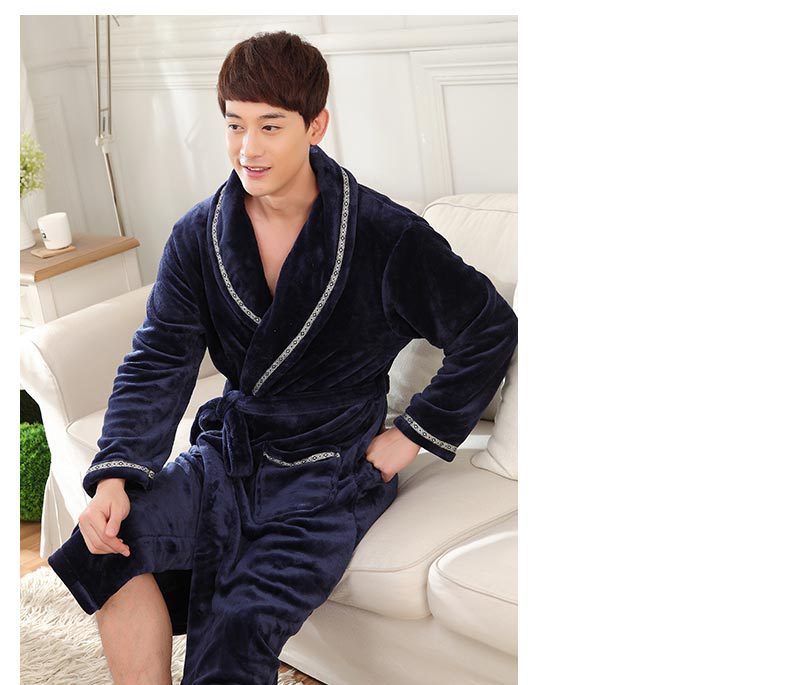 Pink/ Blue Man Women Autumn Winter Soft Warm Flann... – Grandado