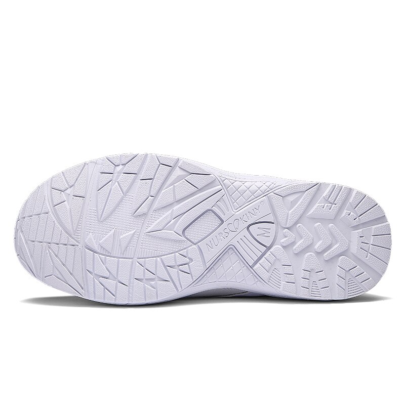 Sygeplejersker sko hvide dame loafers letvægts kvinde arbejdssneakers behagelige dame fodtøj str. 37 38