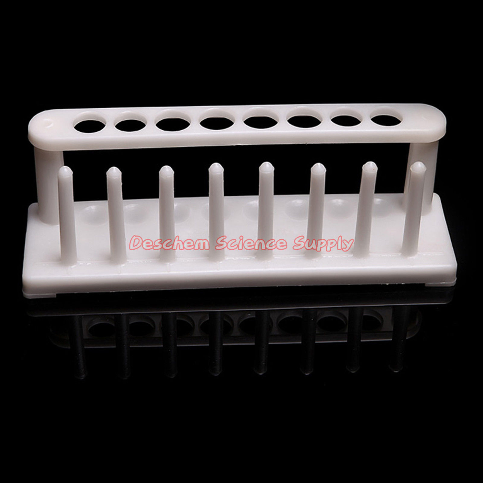8-Hole,20mm&18mm,Lab Plastic Test Tube Rack Holder,Support Burette Stand