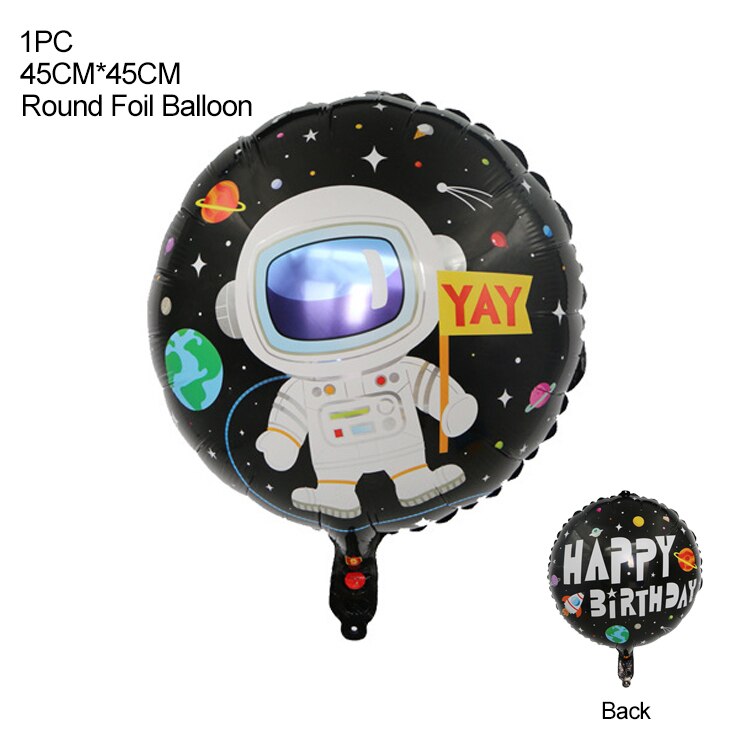 1PC Cloud &amp; Flugzeug Banner Baby Duschen Party Girlanden Dekoration Kinder Geburtstag Glücklich Hängen Hintergrund Girlanden Partei Liefert: 1PC-Round Balloon
