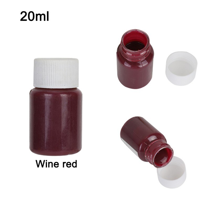 Universele Lederen Reparatie Tool 20Ml Autostoel Sofa Jassen Holes Scratch Scheuren Geen Warmte Vloeibare Leder Vinyl Reparatie kit D2020: GR