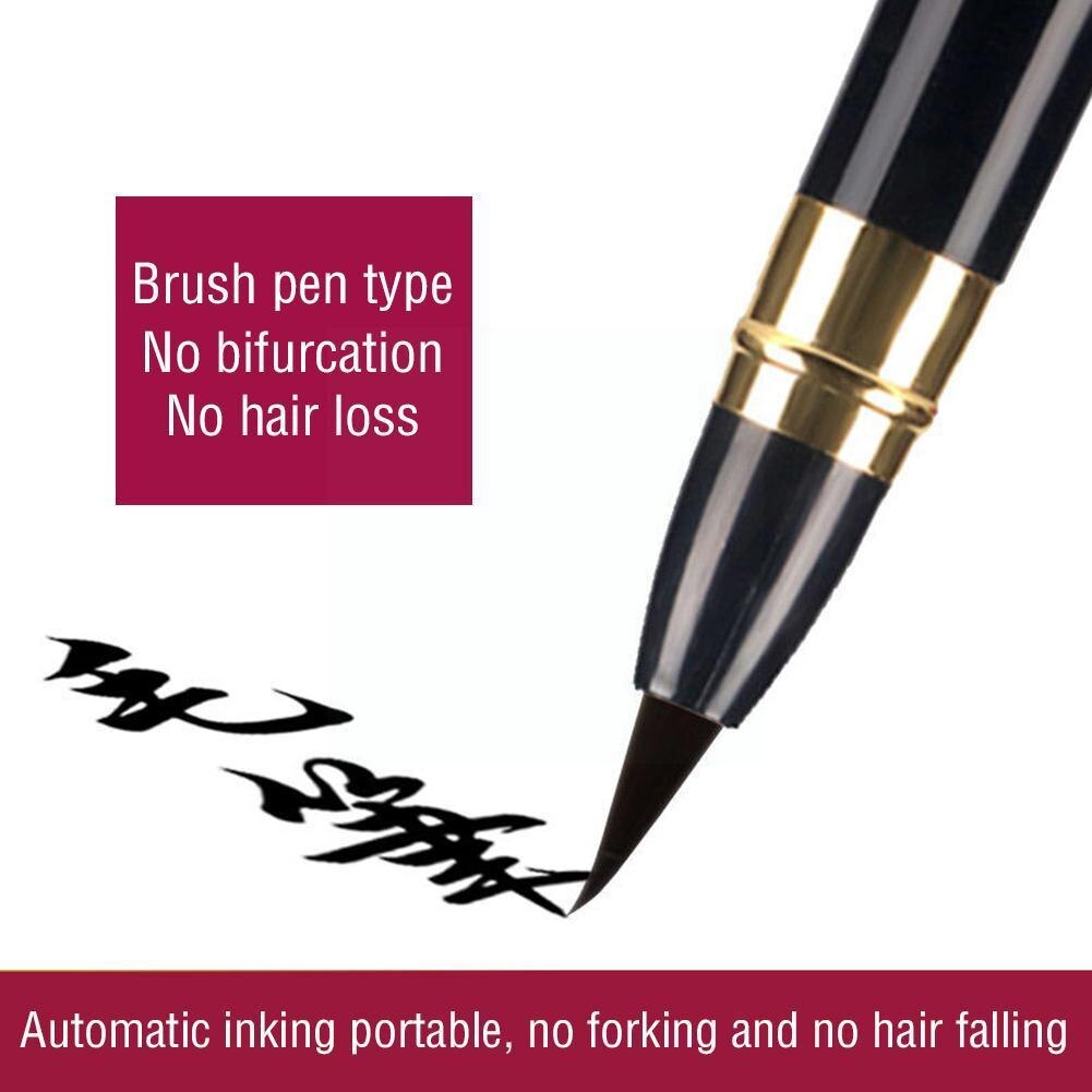 Draagbare Verf Aquarel Borstel Pen Zachte Art Tekening Chinese Pennen Fontein Inkt Navulbare Borstels School Kalligrafie Statio O4P0