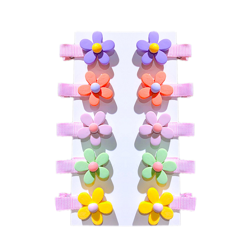 Mini mignon coloré fruits dessin animé animaux pinces à cheveux pour filles tête bijoux pince cheveux accessoires 4*2cm/1 pièces mignon épingle à cheveux