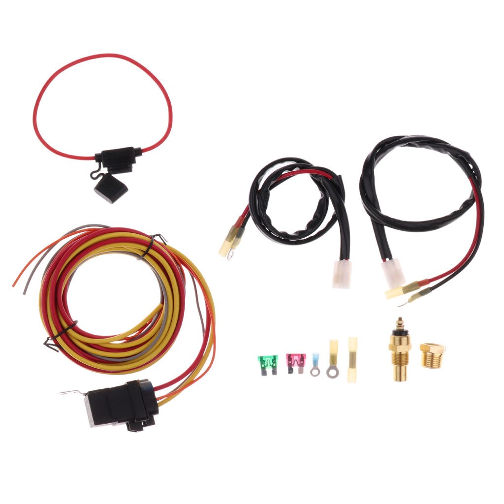 Brand Durable Electric Cooling Fan Wiring Install Kit 50AMP Relay