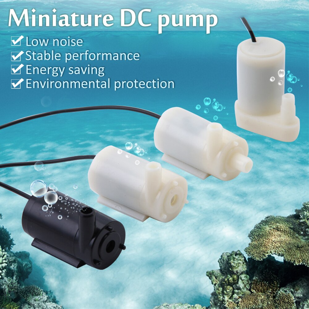 Micro pompe à eau Submersible pour arrosage et Irrigation, Mini pompe à moteur sans balais, 5V DC, USB, 1m