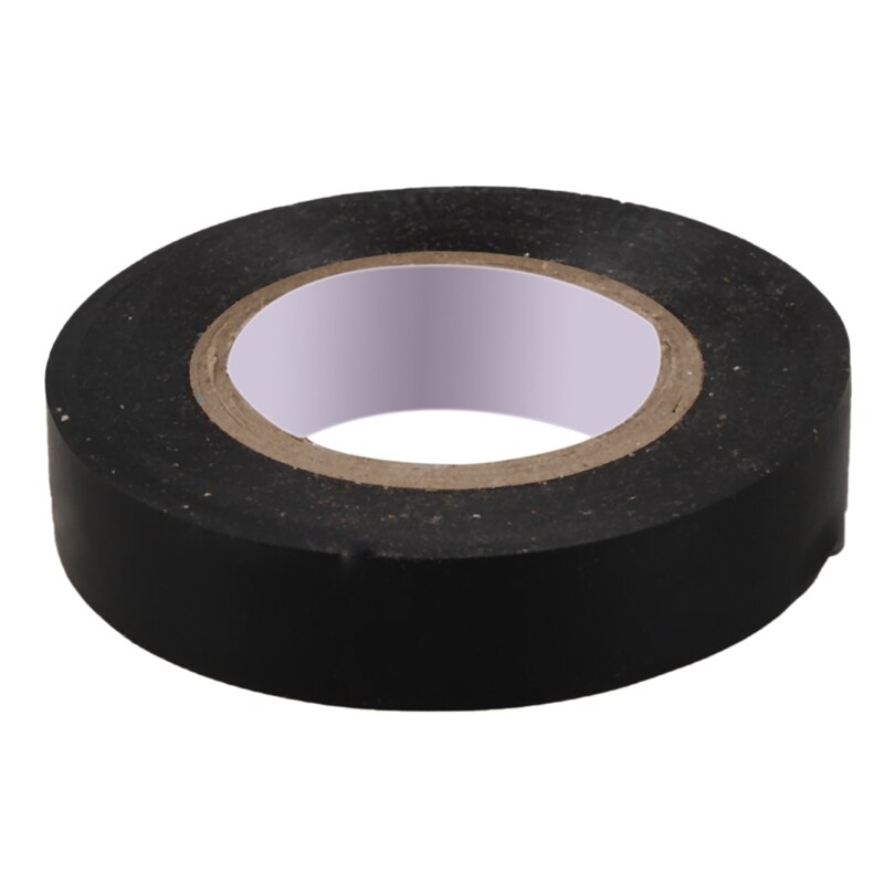 Pvc Elektrische Draad Isolerende Tape Roll Zwart 20M Lengte 16Mm Breed Zwart