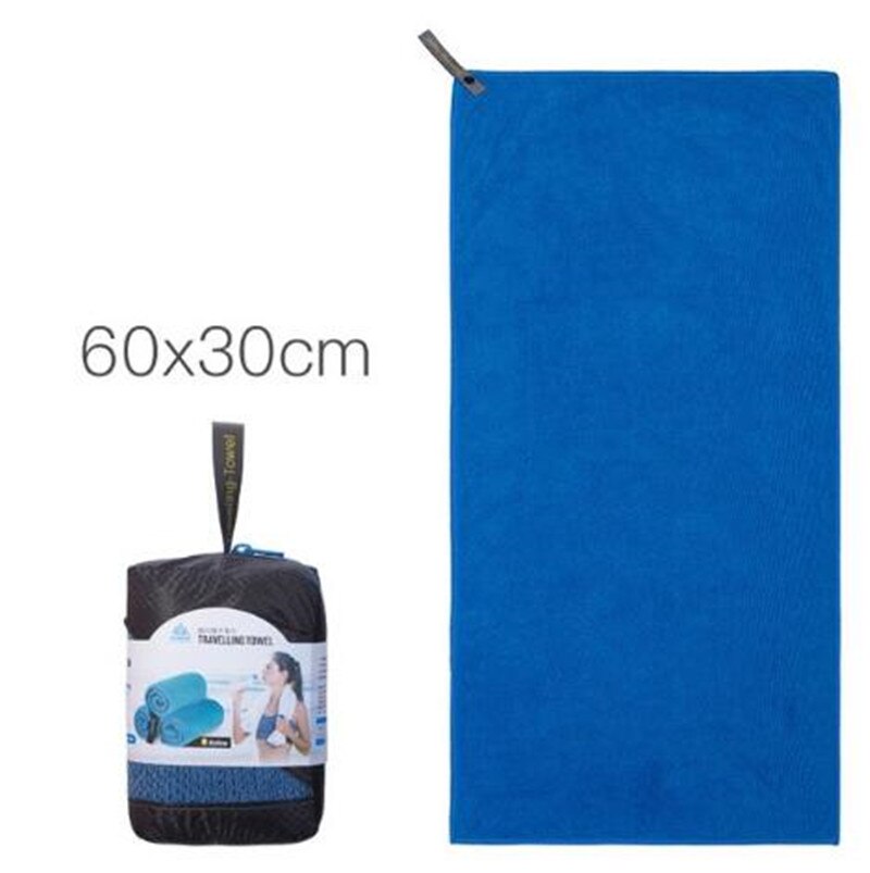 AONIJIEMicrofiber Ultralight Sneldrogend Badhanddoek Camping wandelen Hand Gezicht Handdoeken Outdoor Reizen Kits: Blue S