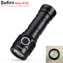 Sofirn IF25 Powerful Rechargeable LED flashlight 2500lm Variable Temperature Color Light from 2700K to 6500K 4pcs LED Topic