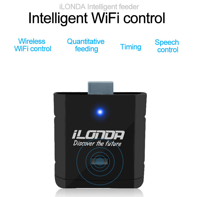 Wifi fjernbetjening automatisk foderautomat automatisk foderautomat digital tropisk fisk foder autofoderautomat akvariegranulat flager