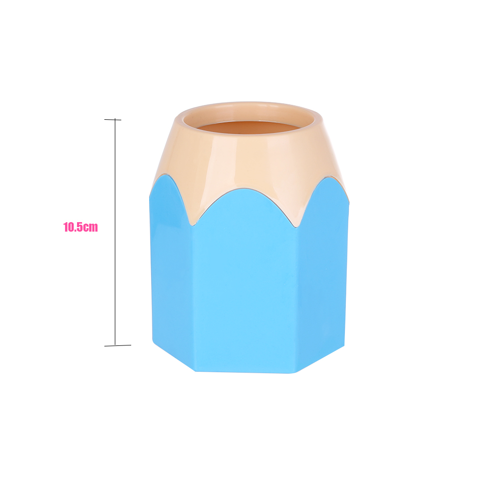 1pc Mini Pencil Pot Holder Pen Storage Vase Stationery Cup Makeup Brush Container Box Organization Pen Vase