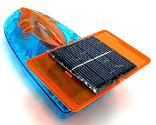 Puzzle DIY Solar Powered Boat Rowing Assembling Toys for Children Educational Toys