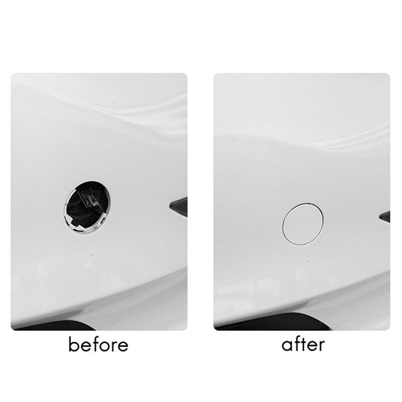 -Car Front Bumper Tow Hook Cap Cover Fit for Tesla Model 3 ABS 1Pcs