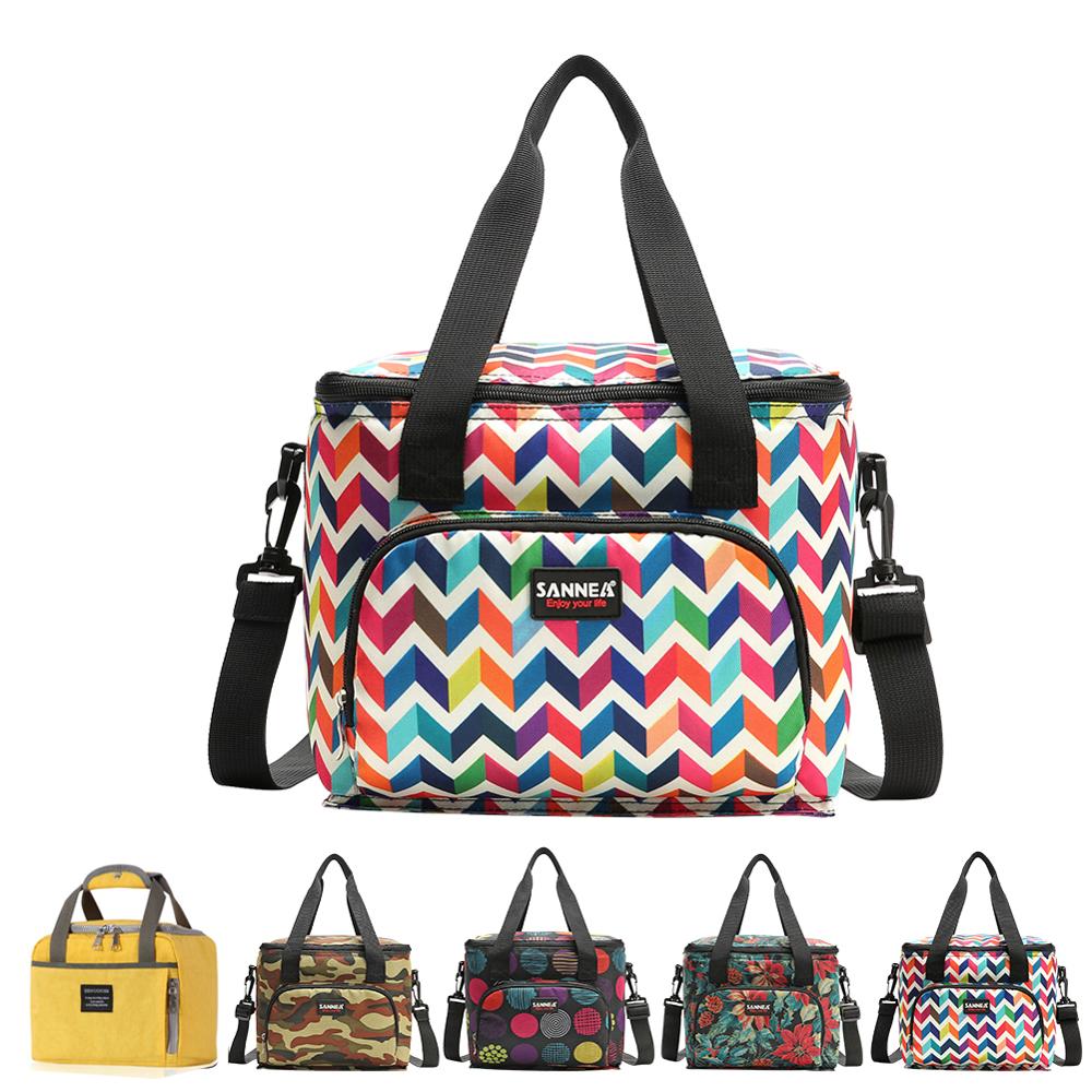 Männer Frauen Große Kapazität Tragbare Mittagessen Tasche Frisch Halten Box Isolierte Tote Wasserdicht Cool Reise Lebensmittel Mittagessen Lagerung Hand Taschen