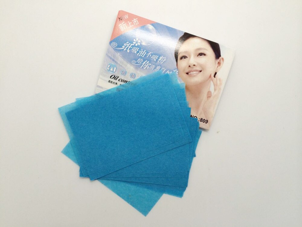 5 pack/250 pcs Facial Olie vloeipapier Gezicht absorberende olie vel olie controle film Gezicht Helder en Schoon