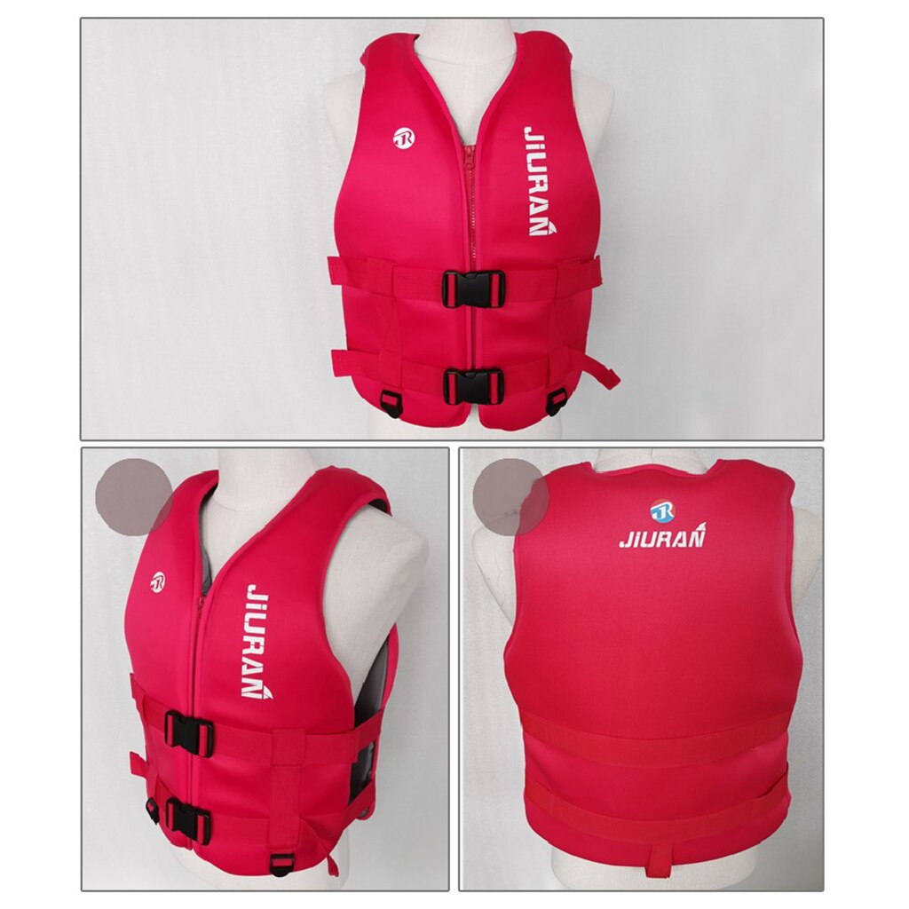 Life Vest Buoy Aid Floater Floating Floatation Device Survival Gear Floating Vest Waistcoat Water Float Buoyancy: Red L