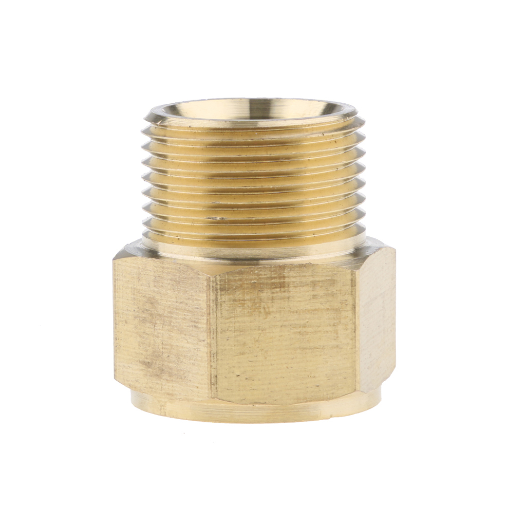 Brass Pressure Washer Jet Wash 22mm Female To M22 Male Connector Joiner
