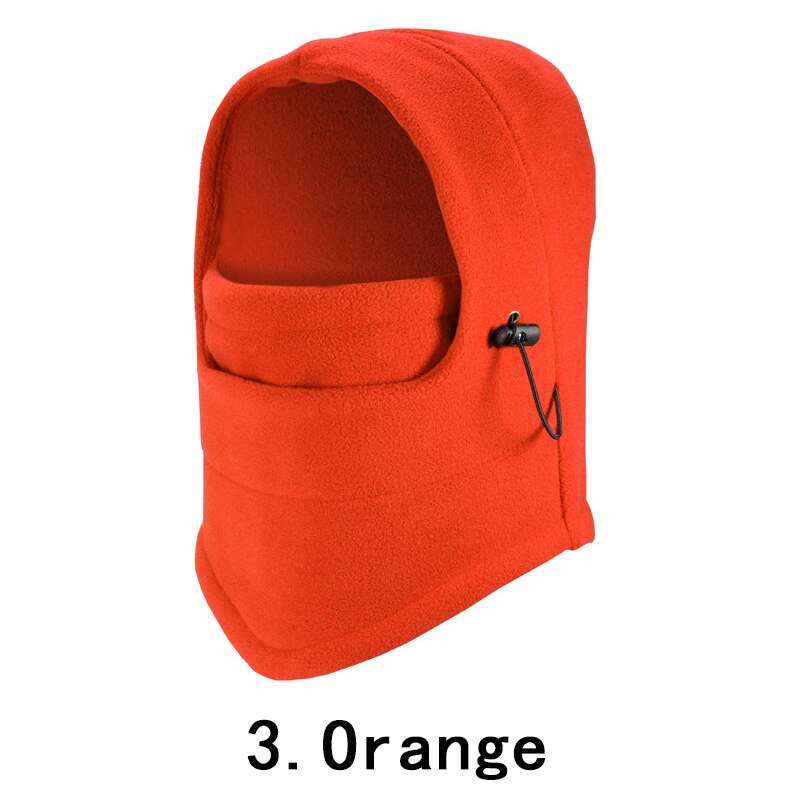 Termisk fleece balaclava hatt hettehals varmere vintersport ansiktsmaske til menn ski sykkel motorsykkel hjelm beanies maskert hette: 3