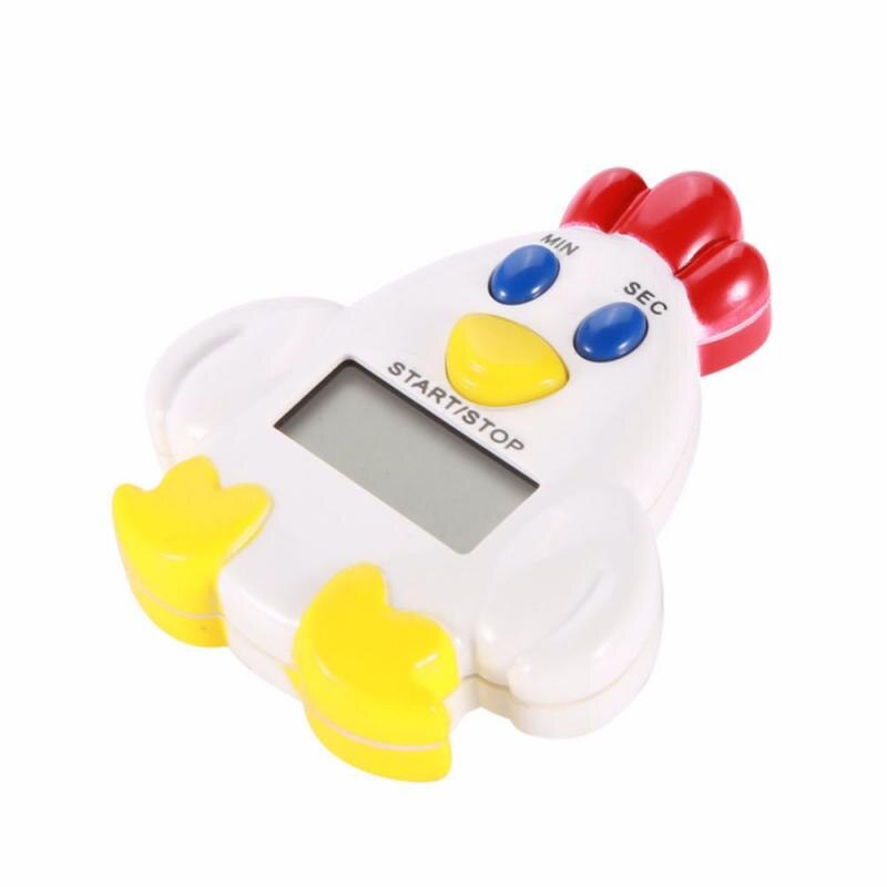 Cute Cartoon Chicken Penguin Type Electronic Timer Kitchen Timer