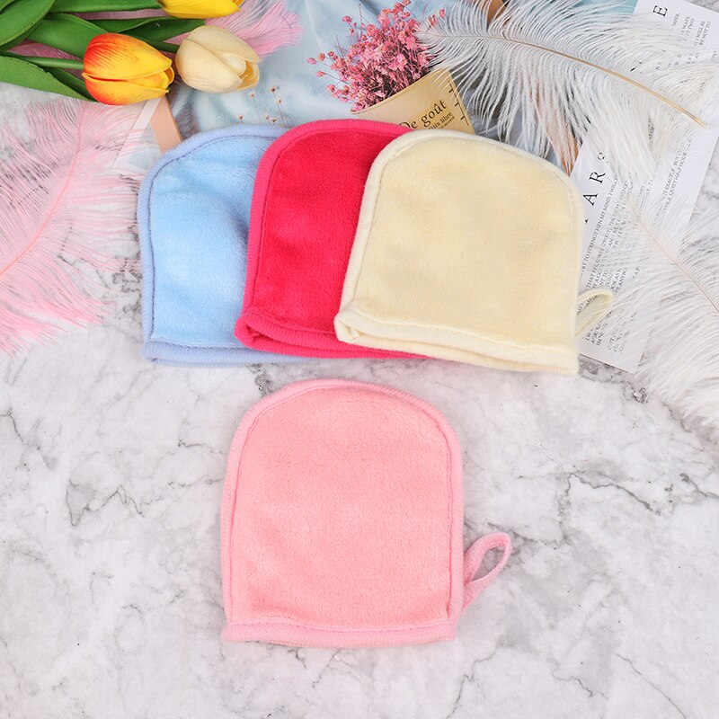 Reusable Microfiber Face Cloth Magic Face Towel Makeup-Remover Cleansing Glove For Women