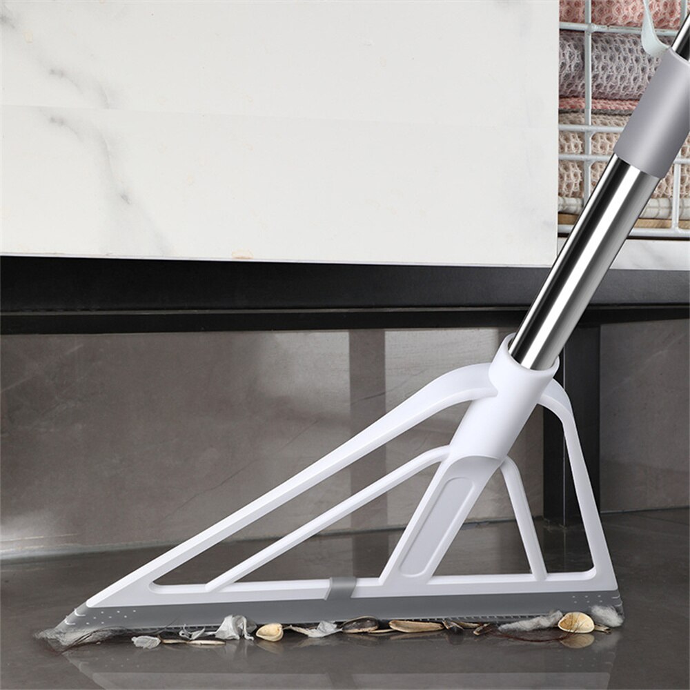 Sweep Water Floor Scraper Silicone Magic Sweeper Bathroom Scraper Mop Scrape Floor Mopping Gods Broom Black Technology