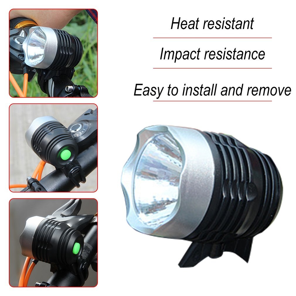 High Power Bicycle Bike Lights Front Handlebar Cycling Night Warning Safety Headlight Flashlight Bike Accessories