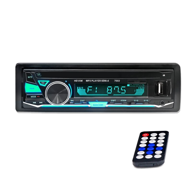 1din Car Bluetooth Radio Player Stereo Fm Mp3 Usb Sd Mmc Aux Card Player Audio Player