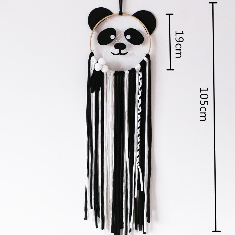 105cm Panda woven Campanula Newborn Baby In The Crib Infant Room Decor Photography Props Baby Bedroom Decoration Pacifying Toys