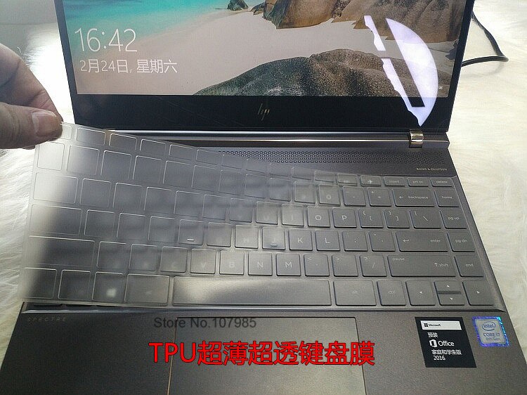 TPU Laptop Keyboard Cover Protector Voor HP Spectre x360 13-w020TU/13 w021TU w022TU ac010tu ac011tu ac015tu 13.3 13 inch: Default Title