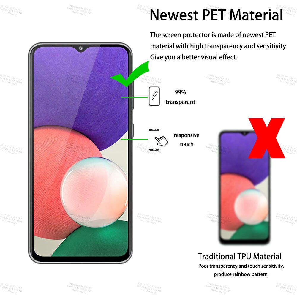 Funda de silicona para Samsung Galaxy A22 5G, funda transparente de TPU de doble cara para samsung A32 A52 A72 A22 A82 5G A12, funda suave