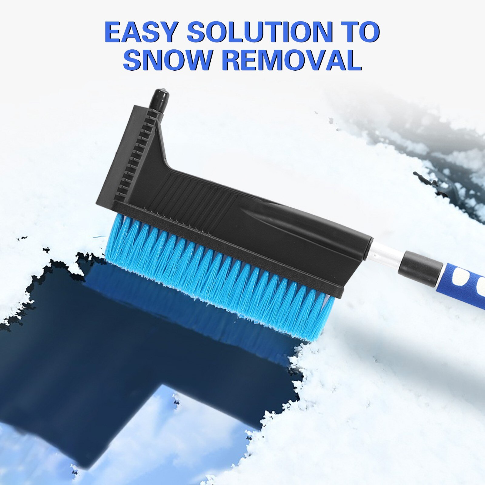 40 #2 In 1 Ice Borstel Auto Voorruit Voertuig Sneeuw Ijskrabber Sneeuw Borstel Schop Removal Brush Winter Gereedschappen voor De Auto Universele