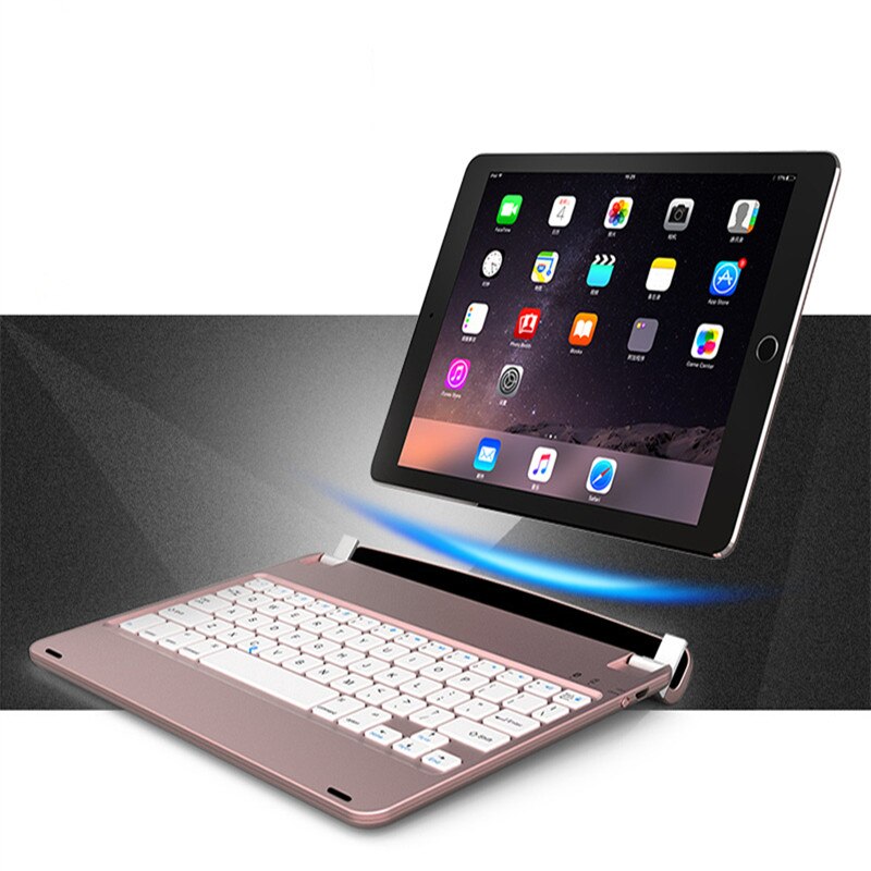 Hstnbveo Voor Ipad Air 2 Pro 9. 7 Opvouwbaar Wireless Bluetooth Keyboard Case Voor Ipad Air 1 Stand Toetsenbord Voor Ipad 9.7 Inch